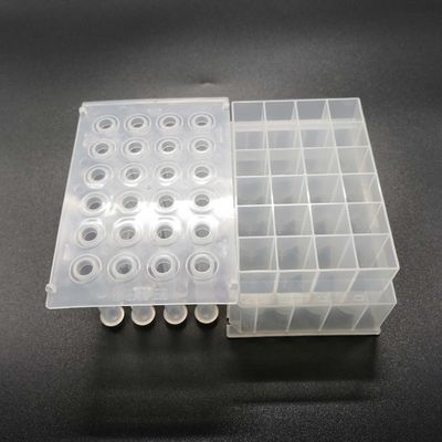 15mL 24 딥 웰 플레이트와 팁 빗 핵산 정제 시스템 V 바닥